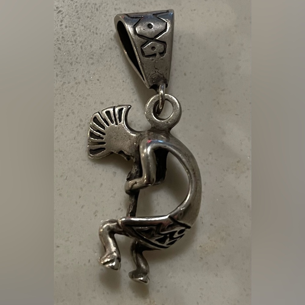 Artisan Silver Kokopelli Charm/Pendant